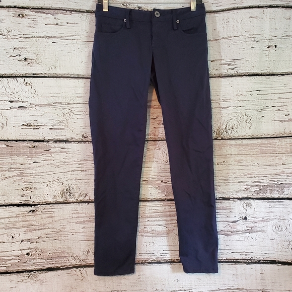 Lilly Pulitzer Sz4 Worth Skinny Navy Stretch Pant - Picture 5 of 7